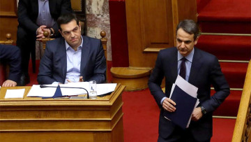 Τσίπρας: Βάζετε εμπόδια - Μητσοτάκης: Είπα στον Σόιμπλε να σταματήσει η συζήτηση για δραχμή