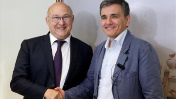 Συνάντηση Τσακαλώτου και Σαπέν με φόντο το κλείσιμο της αξιολόγησης