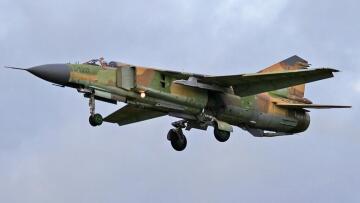 Πτώση πολεμικού αεροσκάφους MiG-23, πιθανόν της συριακής πολεμικής αεροπορίας