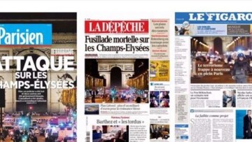Μας απειλούν όλους και μόνιμα, σχολιάζει ο γαλλικός Τύπος για την επίθεση στο Παρίσι