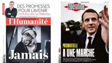 Ο γαλλικός Τύπος χαιρετίζει τη νίκη Μακρόν και φωνάζει «ποτέ» στη Λεπέν