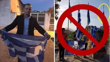 Νέα πρόκληση ακραίων κύκλων της Αλβανίας: Έσκισαν κι έκαψαν την ελληνική σημαία