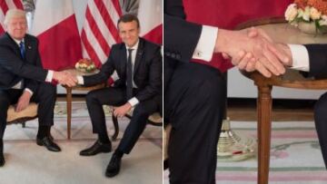 Μακρόν vs Τραμπ στη «μονομαχία» της χειραψίας: Ισοπαλία το αποτέλεσμα