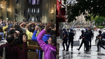 Επίθεση στην Παναγία των Παρισίων: Με τα χέρια ψηλά 900 άτομα κλείστηκαν στο ναό!