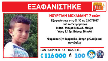 Τραγικό τέλος: Πνιγμένο βρέθηκε το επτάχρονο αγόρι που είχε εξαφανισθεί