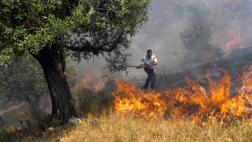 Ανεξέλεγκτη καίει η φωτιά στα χωριά της μειονότητας στην Αλβανία