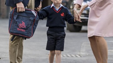 Βίντεο: Η πρώτη μέρα στο σχολείο για τον πρίγκιπα Γεώργιο - Τον πήγε μόνο ο Ουίλιαμ