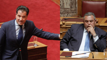 Σκληρή κόντρα Άδωνι-Καμμένου στη Βουλή