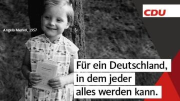 Με την μικρή Άνγκελα Μέρκελ «σφραγίζεται» η προεκλογική εκστρατεία στην Γερμανία