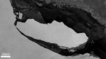 Παγόβουνο στο μέγεθος της Κύπρου αποκολλήθηκε από την Ανταρκτική