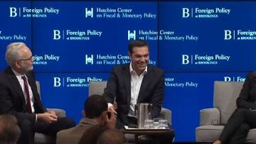 Τσίπρας στο Brookings: We have already eaten the camel, we now have the queue!