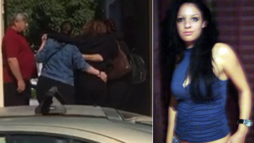 Υποβασταζόμενη η τραγική μητέρα στο νεκροταφείο για την κηδεία της Δώρας