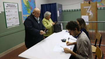 Δημοψήφισμα στην Ιταλία: «Χλιαρή» η προσέλευση στην Λομβαρδία - Πιο δυναμική στο Βένετο