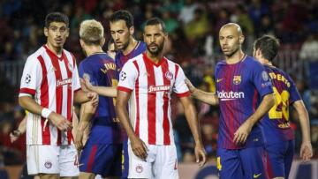 Ολυμπιακός-Μπαρτσελόνα: Καλή εμφάνιση και ό,τι ήθελε προκύψει ο στόχος των ερυθρόλευκων