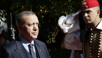 Aντισυγκέντρωση στην Κομοτηνή κατά Ερντογάν