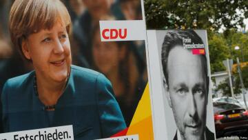 Γερμανία: Οι Φιλελεύθεροι θέλουν συνεργασία με το κόμμα της Μέρκελ αλλά όχι με την ίδια