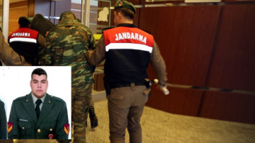 Το δικαστήριο της Αδριανούπολης διέταξε να συνεχιστεί η προφυλάκιση των δύο στρατιωτικών