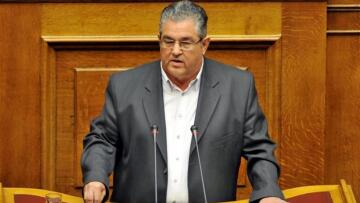 Οι βουλευτές του ΚΚΕ αποχώρησαν από τη συζήτηση και την ψηφοφορία στη Βουλή για Novartis