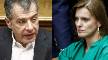 Θεοδωράκης: Πάρτε τις γόβες σας και... - Μάρκου: Ξεπουλάς την ιστορία της πατρίδας μας!