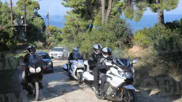  Αποκλειστικές φωτογραφίες Ζάεφ την ώρα που φεύγει από τη Χαλκιδική 