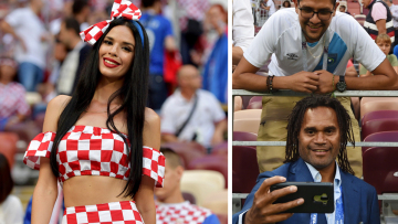 Κροατία-Αγγλία: Καρεμπέ, Μικ Τζάγκερ και εντυπωσιακά κορίτσια στη μάχη της εξέδρας