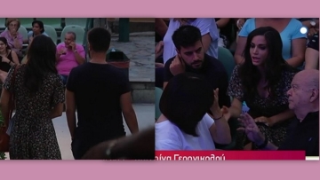 Γερονικολού- Τσιμιτσέλης: Πλάνα από την πρώτη κοινή τους εμφάνιση και η αμηχανία της ηθοποιού 