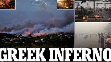 «Ελληνική κόλαση» ο πρωτοσέλιδος τίτλος της Daily Mail για τις φονικές πυρκαγιές στη χώρα μας