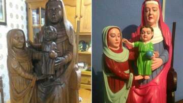 Νέα γκάφα ερασιτέχνη συντηρητή στην Ισπανία: «Έντυσε» την Παναγία και τον Ιησού με τις πιο... κιτς ρόμπες