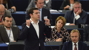 Νεύρα Τσίπρα στο Ευρωκοινοβούλιο