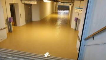 Διακοπή δρομολογίων στον προαστιακό μεταξύ Κορίνθου-Κιάτου - Πλημμύρισε ο σταθμός στο Ζευγολατιό