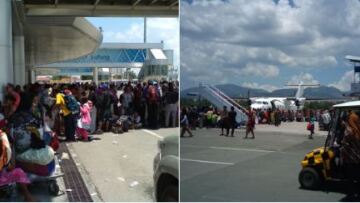 Ινδονησία: Tο αδιαχώρητο στο αεροδρόμιο Παλού μετά το τσουνάμι