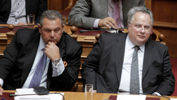 Με πιστόλια και... μπιστόλια η μονομαχία Καμμένου – Κοτζιά