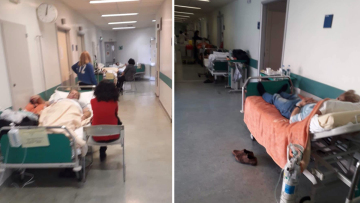 Φωτογραφίες: Πάνω από 100 ράντζα στους διαδρόμους του «Αττικόν» - Χωρίς χημειοθεραπεία μένουν οι ασθενείς