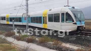 Εκτροχιασμός τρένου που εκτελούσε το δρομολόγιο Λιανοκλάδι - Αθήνα