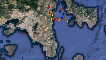 «Σμήνος» δέκα ασθενών σεισμών στην Αττική: Ο τελευταίος στις 09:59, στα 2,7 Ρίχτερ