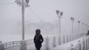 Πολική θερμοκρασία -68 βαθμούς Κελσίου στη Γιακουτία της Σιβηρίας