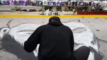 Παντελής Παντελίδης: Έφτιαξαν τεράστιο graffiti στο σημείο του δυστυχήματος  