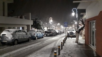 Χιονιάς στην Κρήτη: Στα λευκά όλα τα ορεινά