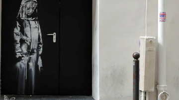 Έκλεψαν το έργο του Banksy που βρίσκεται στην έξοδο κινδύνου του Μπατακλάν