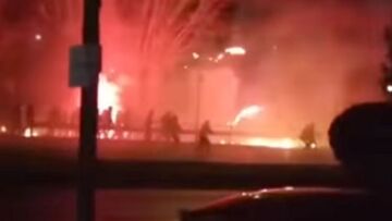 Βίντεο: Η επίθεση των οπαδών της ΑΕΚ σ' αυτούς του Ολυμπιακού στην Εθνική οδό
