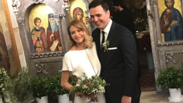 Γάμος Μπαλατσινού- Κικίλια: Δείτε φωτογραφίες μέσα από την εκκλησία