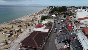 ΕΜΥ για Χαλκιδική: Ισχυρές καταιγίδες συνοδευόμενες με ανεμοθύελλες έπληξαν την περιοχή