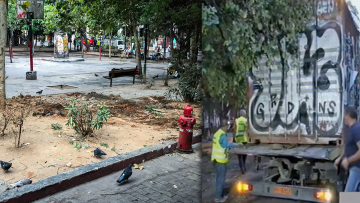 Απομακρύνθηκε το «ΚΕΠ» των αντιεξουσιαστών από την πλατεία Εξαρχείων 