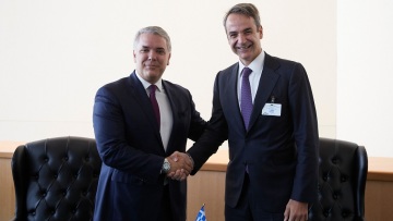 Νέα Υόρκη: Συνάντηση Μητσοτάκη με τον πρόεδρο της Κολομβίας