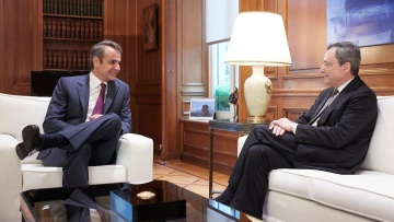 Επενδύσεις και τράπεζες βρέθηκαν στο επίκεντρο της συνάντησης Μητσοτάκη – Ντράγκι 