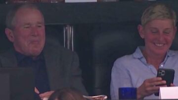 Οργή των ΛΟΑΤΚΙ για τα γέλια Έλεν ντε Τζενέρις-Τζορτζ Μπους: Να είστε ευγενικοί με όλους, απαντά η παρουσιάστρια