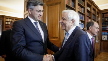 Παυλόπουλος - Πλένκοβιτς συζήτησαν για την διεύρυνση της ΕΕ 