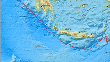 Σεισμός 6,1  Ρίχτερ βορειοδυτικά των Χανίων - Αισθητός στη μισή Ελλάδα