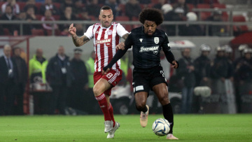 Super League 1, Ολυμπιακός-ΠΑΟΚ 1-1: Μοιρασιά και χέρι-χέρι στην κορυφή