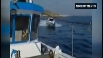 Ίμια: Σκάφος της τουρκικής ακτοφυλακής απείλησε να εμβολίσει Έλληνες ψαράδες - Δείτε βίντεο